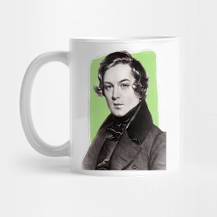 German Composer Robert Schumann illustration Mug